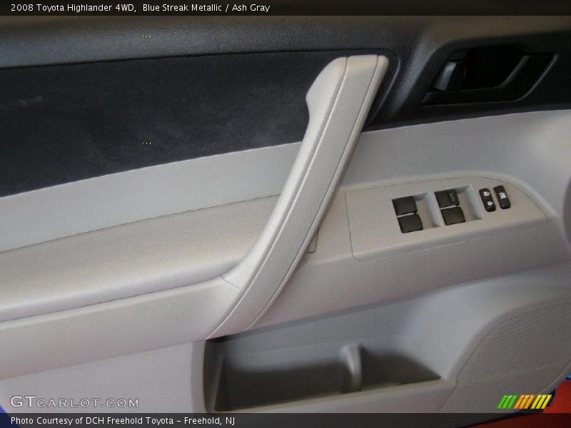 Blue Streak Metallic / Ash Gray 2008 Toyota Highlander 4WD