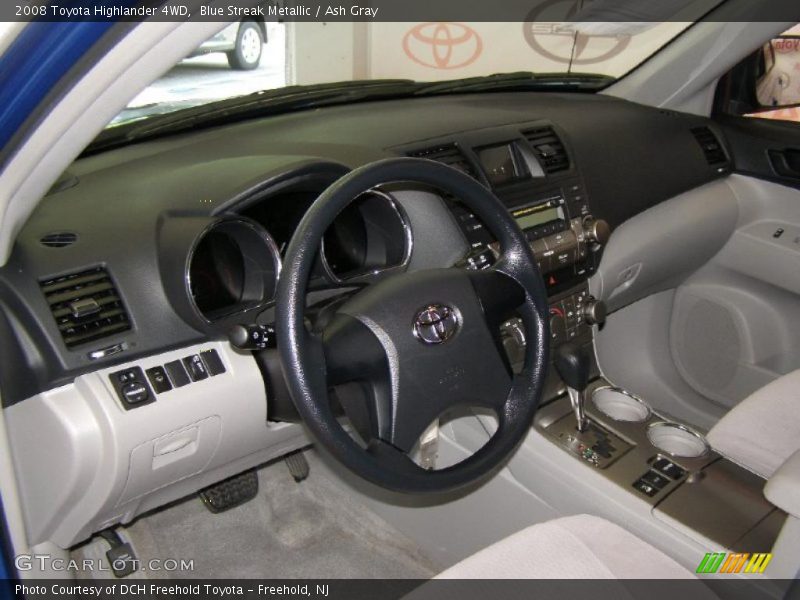 Blue Streak Metallic / Ash Gray 2008 Toyota Highlander 4WD