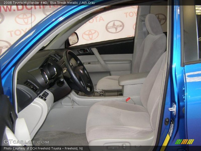 Blue Streak Metallic / Ash Gray 2008 Toyota Highlander 4WD