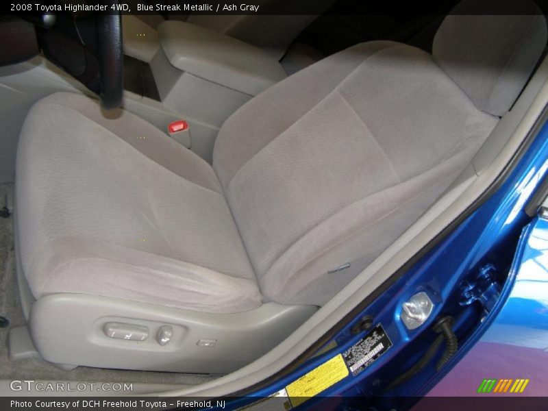 Blue Streak Metallic / Ash Gray 2008 Toyota Highlander 4WD