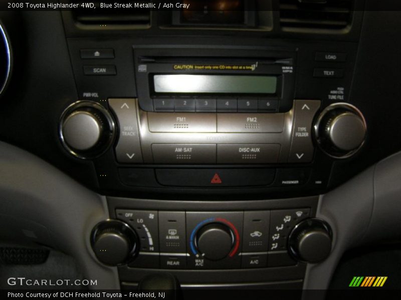 Blue Streak Metallic / Ash Gray 2008 Toyota Highlander 4WD