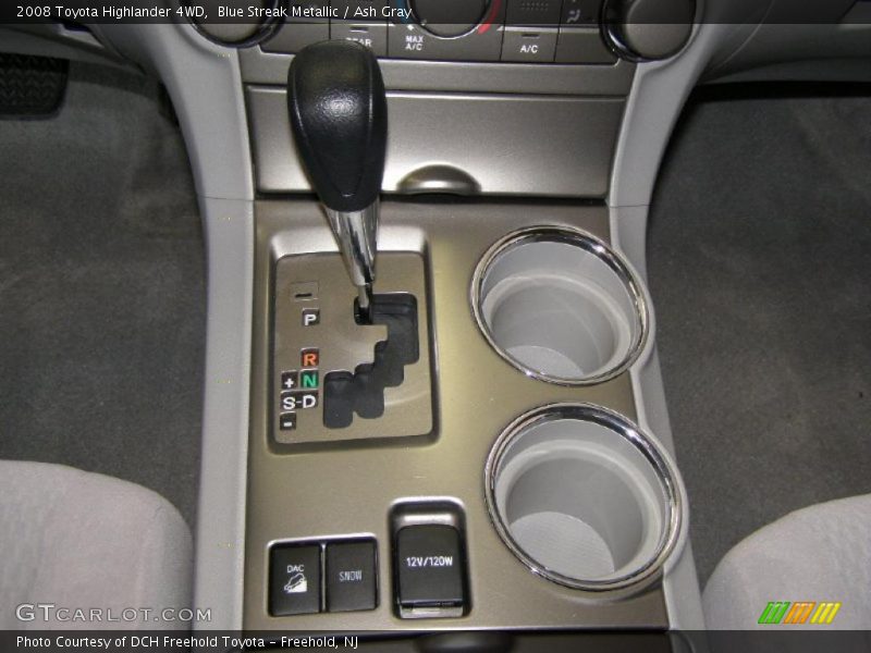 Blue Streak Metallic / Ash Gray 2008 Toyota Highlander 4WD