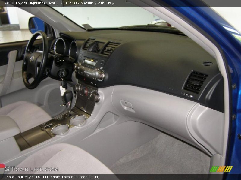 Blue Streak Metallic / Ash Gray 2008 Toyota Highlander 4WD