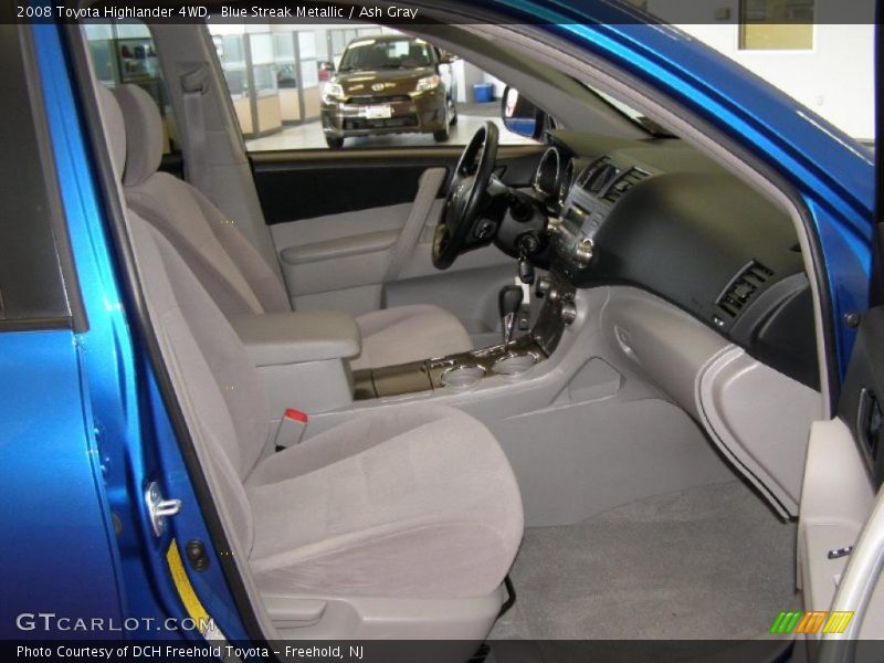 Blue Streak Metallic / Ash Gray 2008 Toyota Highlander 4WD