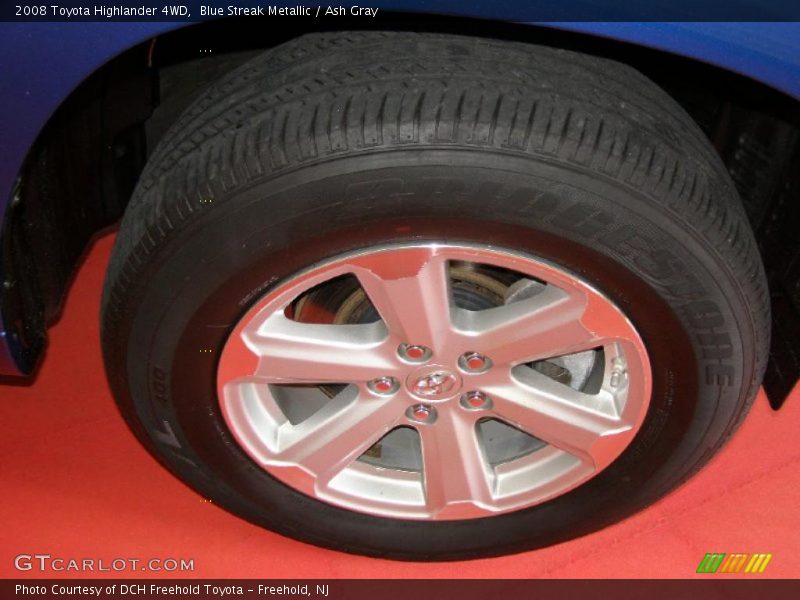 Blue Streak Metallic / Ash Gray 2008 Toyota Highlander 4WD