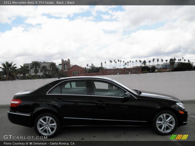 Black / Black 2011 Mercedes-Benz E 350 Sedan