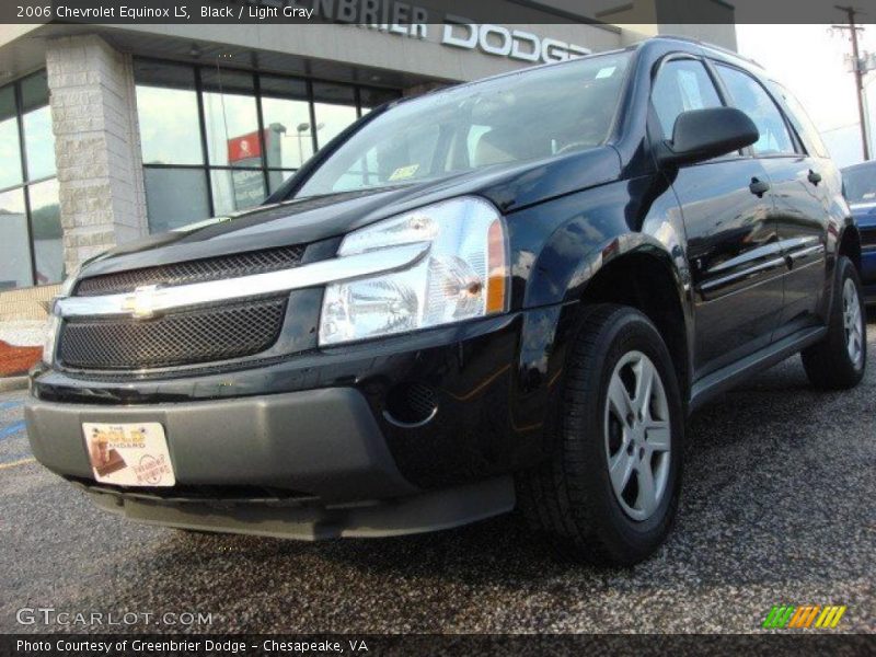 Black / Light Gray 2006 Chevrolet Equinox LS