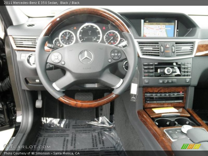 Black / Black 2011 Mercedes-Benz E 350 Sedan