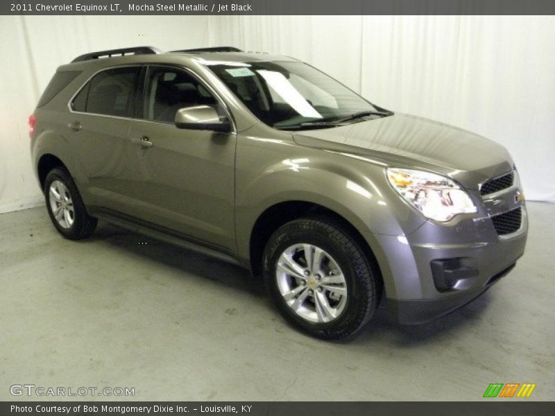Mocha Steel Metallic / Jet Black 2011 Chevrolet Equinox LT