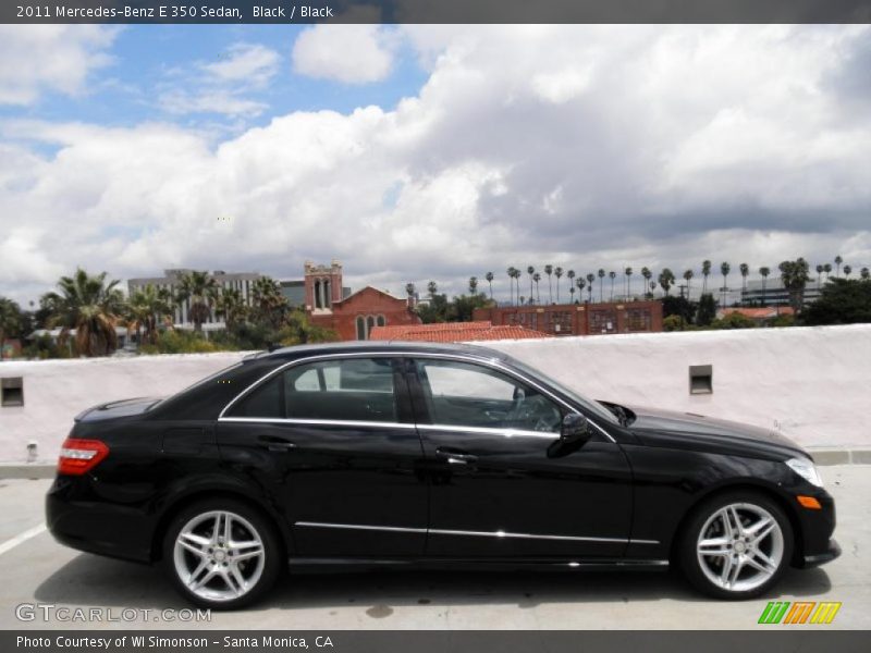 Black / Black 2011 Mercedes-Benz E 350 Sedan