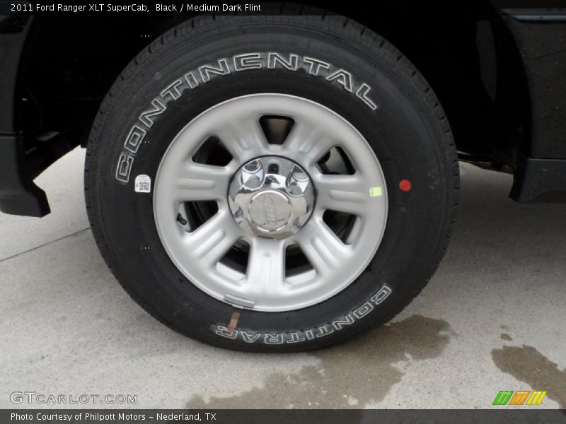 Black / Medium Dark Flint 2011 Ford Ranger XLT SuperCab