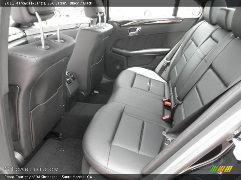 Black / Black 2011 Mercedes-Benz E 350 Sedan
