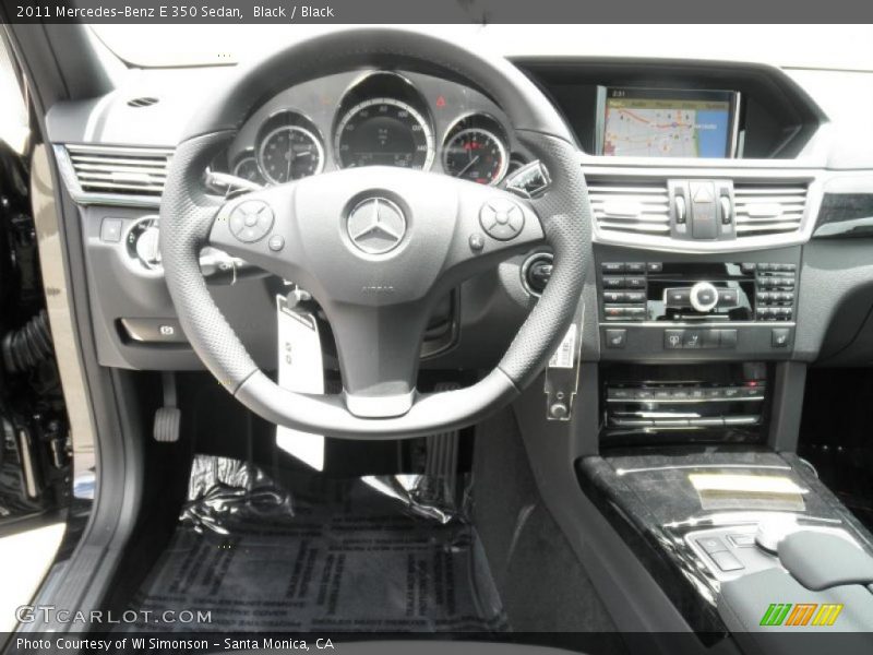 Black / Black 2011 Mercedes-Benz E 350 Sedan