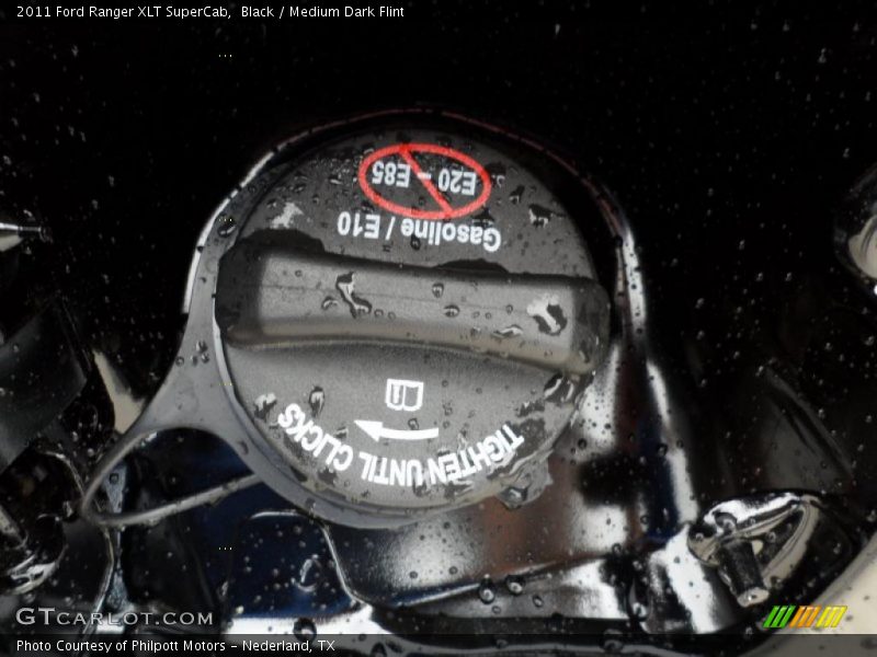 Black / Medium Dark Flint 2011 Ford Ranger XLT SuperCab