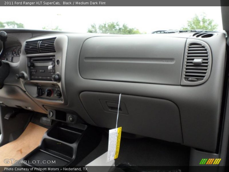 Black / Medium Dark Flint 2011 Ford Ranger XLT SuperCab