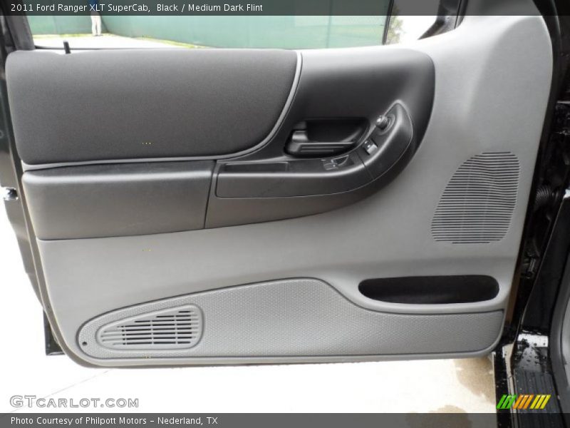 Black / Medium Dark Flint 2011 Ford Ranger XLT SuperCab