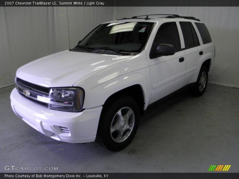 Summit White / Light Gray 2007 Chevrolet TrailBlazer LS