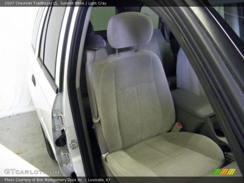 Summit White / Light Gray 2007 Chevrolet TrailBlazer LS