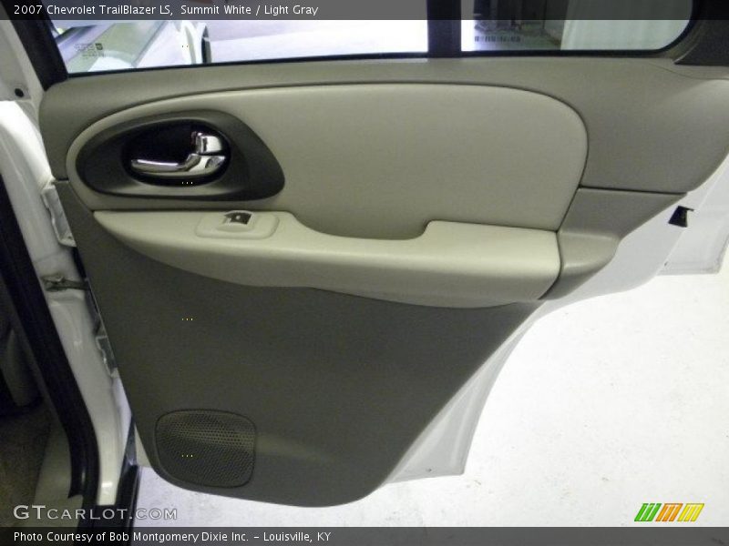 Summit White / Light Gray 2007 Chevrolet TrailBlazer LS