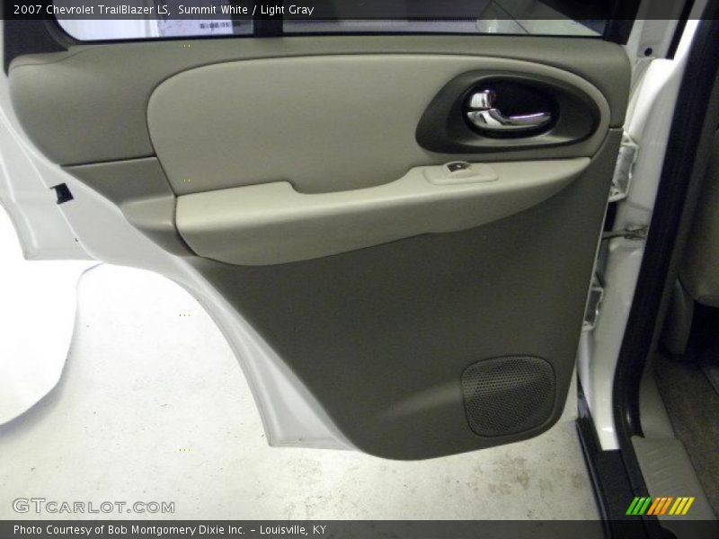 Summit White / Light Gray 2007 Chevrolet TrailBlazer LS