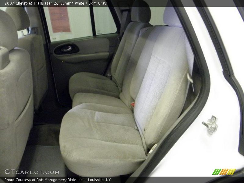 Summit White / Light Gray 2007 Chevrolet TrailBlazer LS