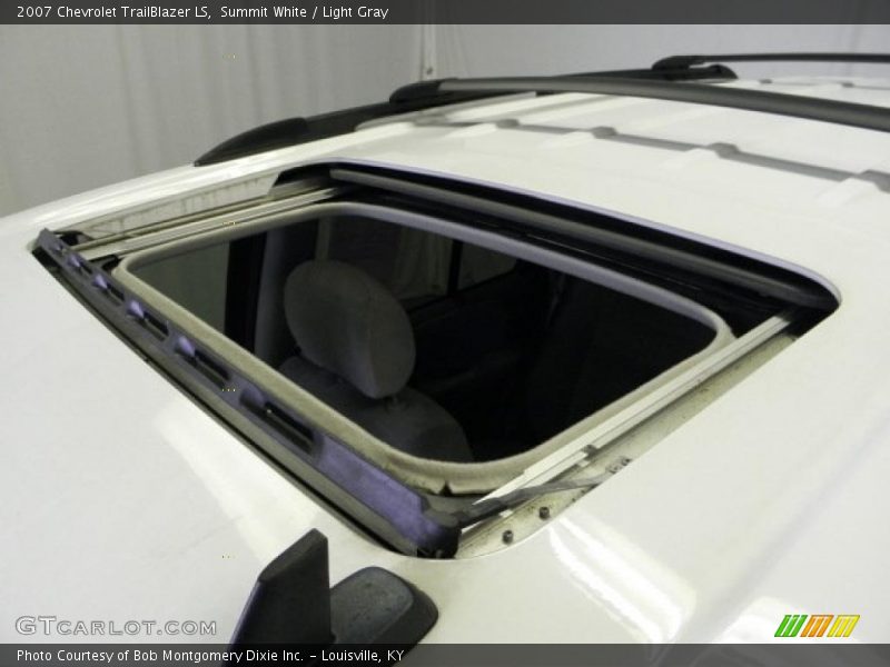 Summit White / Light Gray 2007 Chevrolet TrailBlazer LS