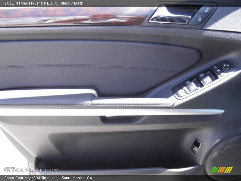 Black / Black 2011 Mercedes-Benz ML 350
