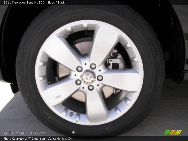 Black / Black 2011 Mercedes-Benz ML 350
