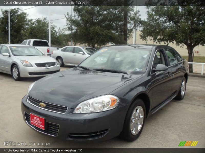 Cyber Gray Metallic / Gray 2010 Chevrolet Impala LT
