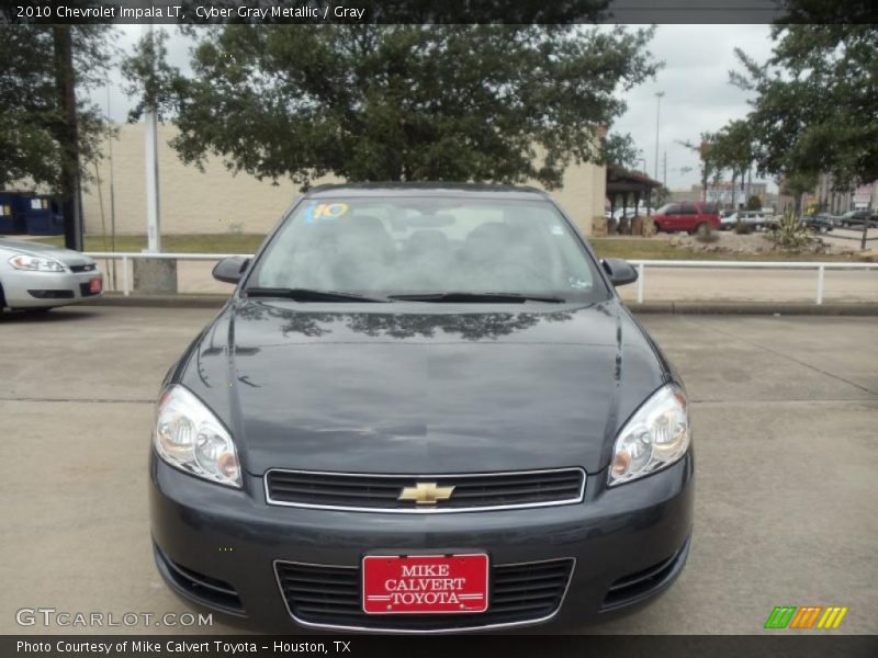 Cyber Gray Metallic / Gray 2010 Chevrolet Impala LT