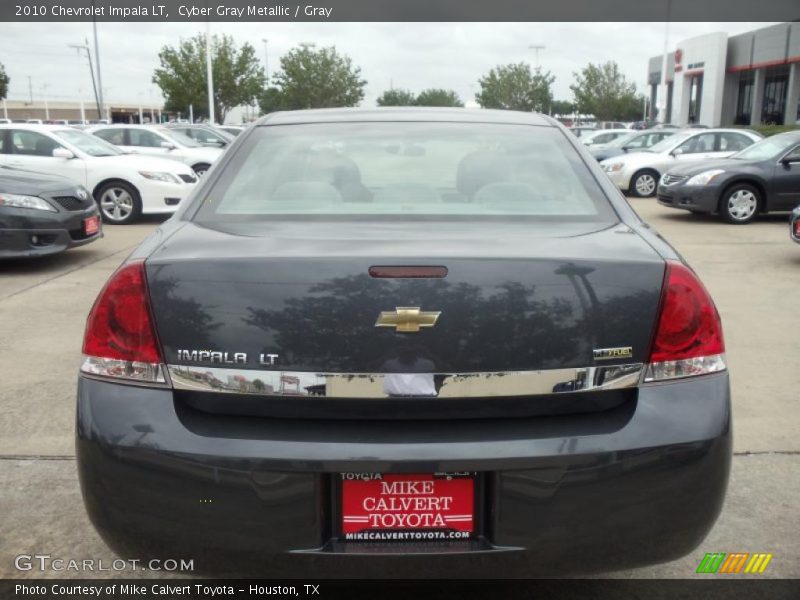 Cyber Gray Metallic / Gray 2010 Chevrolet Impala LT