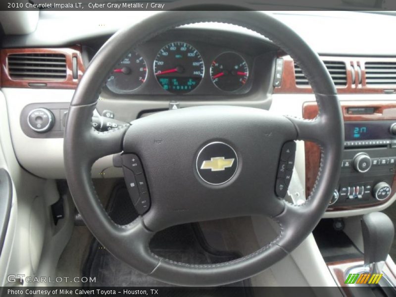 Cyber Gray Metallic / Gray 2010 Chevrolet Impala LT