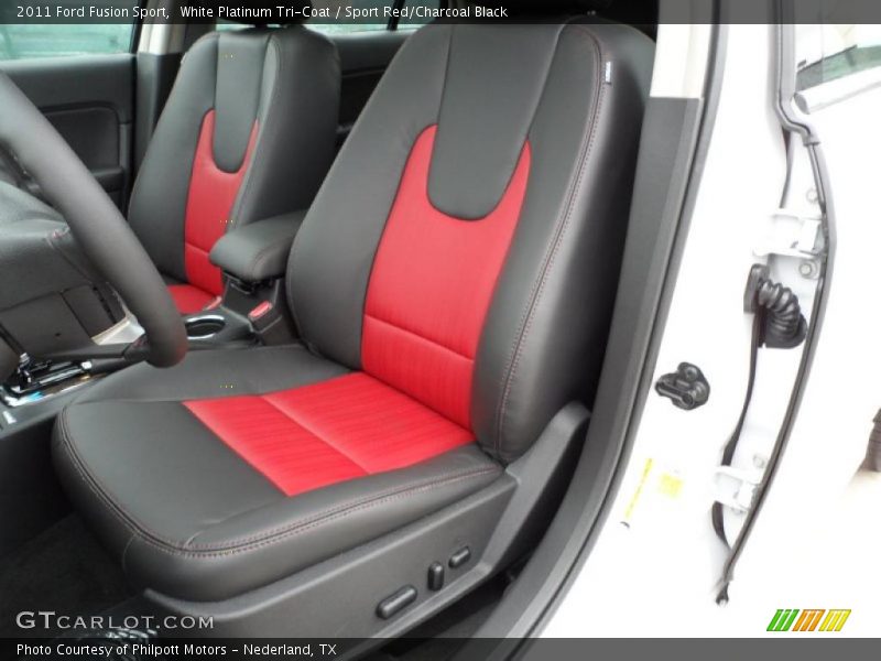  2011 Fusion Sport Sport Red/Charcoal Black Interior