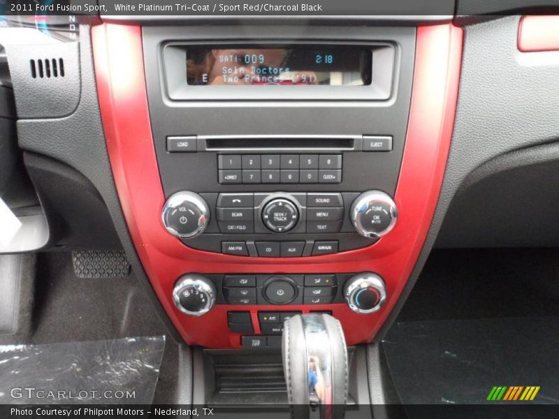 Controls of 2011 Fusion Sport