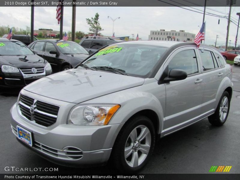 Bright Silver Metallic / Dark Slate Gray 2010 Dodge Caliber SXT