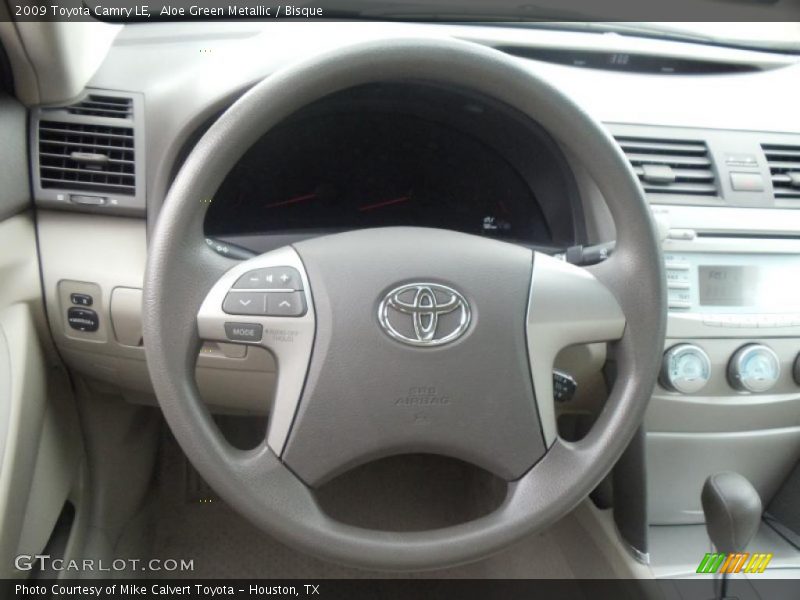 Aloe Green Metallic / Bisque 2009 Toyota Camry LE