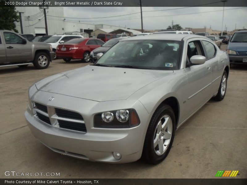 Bright Silver Metallic / Dark Slate Gray 2010 Dodge Charger SXT
