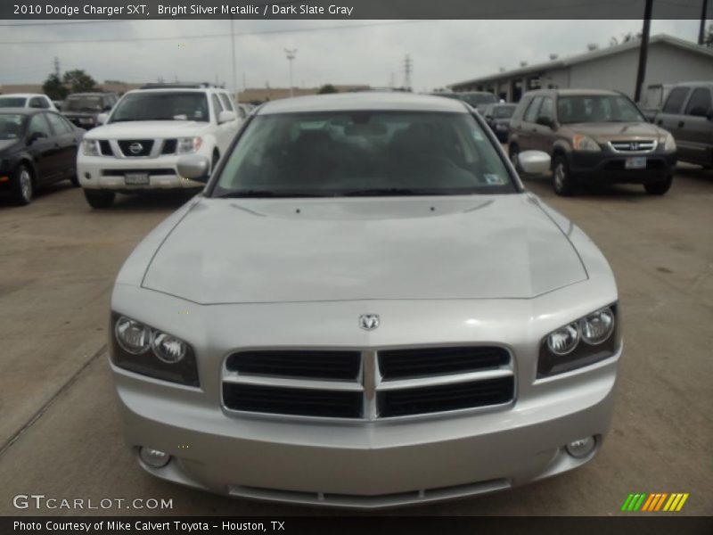 Bright Silver Metallic / Dark Slate Gray 2010 Dodge Charger SXT