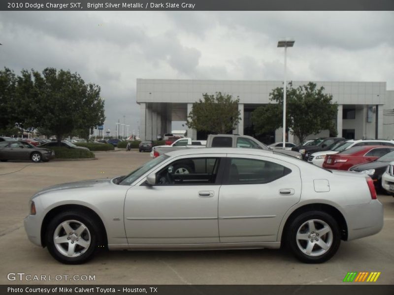 Bright Silver Metallic / Dark Slate Gray 2010 Dodge Charger SXT