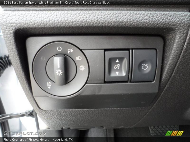 Controls of 2011 Fusion Sport