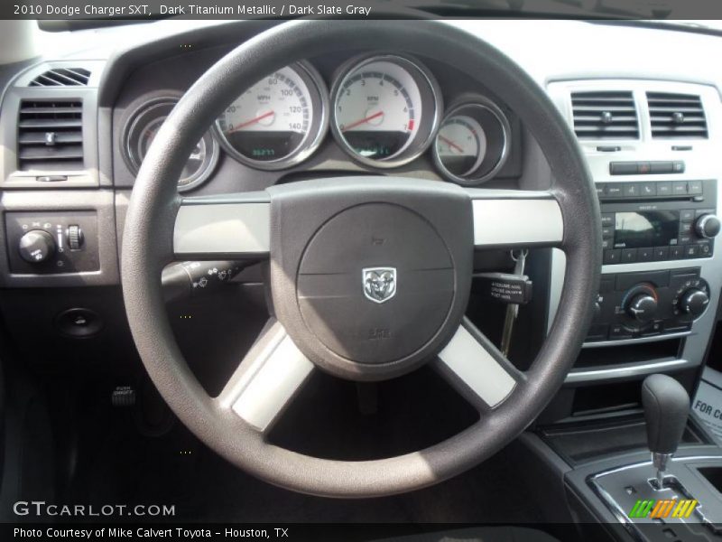 Dark Titanium Metallic / Dark Slate Gray 2010 Dodge Charger SXT