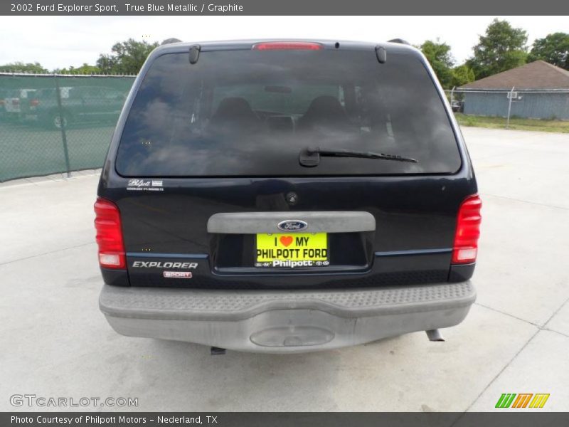 True Blue Metallic / Graphite 2002 Ford Explorer Sport