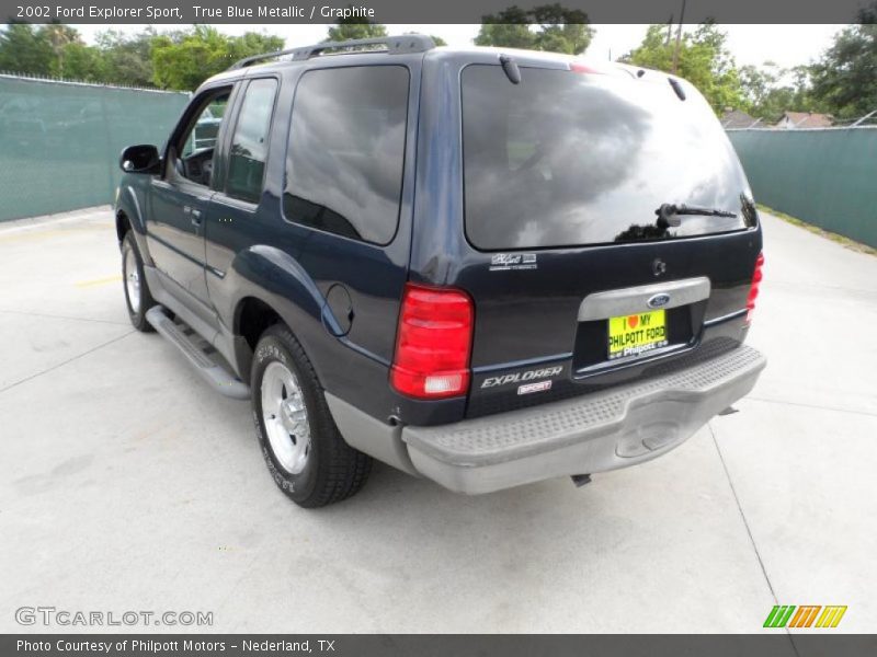 True Blue Metallic / Graphite 2002 Ford Explorer Sport