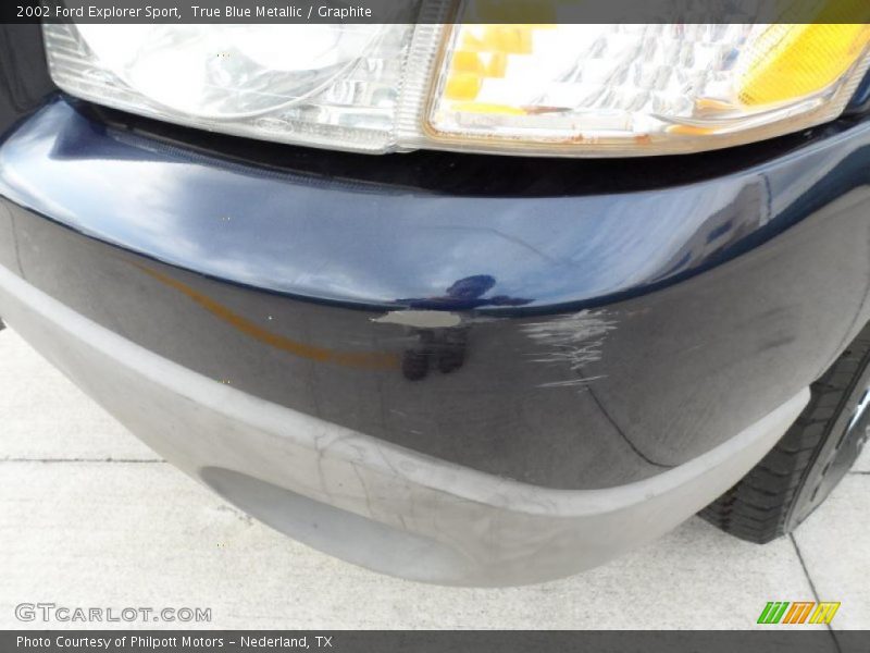 True Blue Metallic / Graphite 2002 Ford Explorer Sport