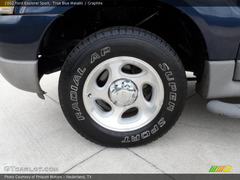 True Blue Metallic / Graphite 2002 Ford Explorer Sport