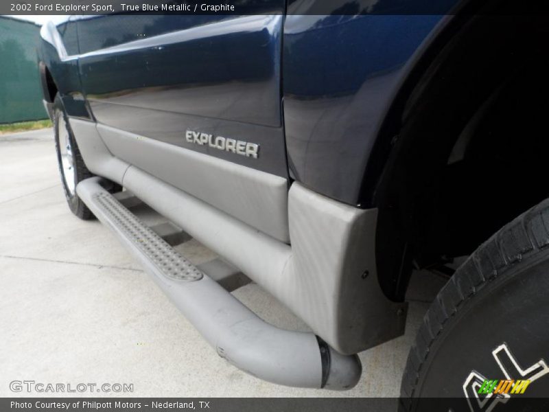 True Blue Metallic / Graphite 2002 Ford Explorer Sport