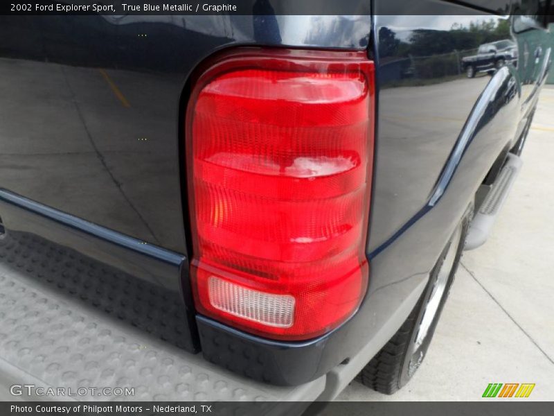 True Blue Metallic / Graphite 2002 Ford Explorer Sport
