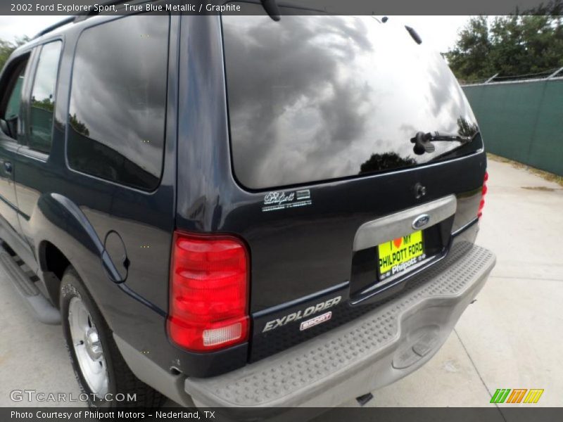 True Blue Metallic / Graphite 2002 Ford Explorer Sport