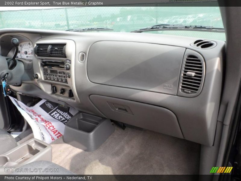 True Blue Metallic / Graphite 2002 Ford Explorer Sport