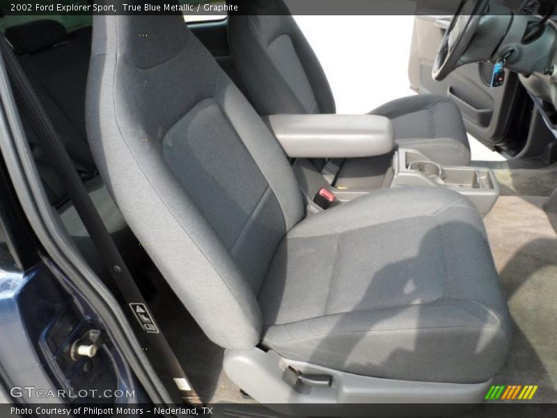 True Blue Metallic / Graphite 2002 Ford Explorer Sport